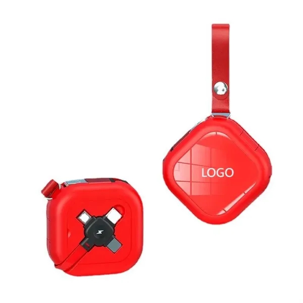 Mini Square Multi Charging Cable With Mobile Phone Holder - Mini Square Multi Charging Cable With Mobile Phone Holder - Image 5 of 5