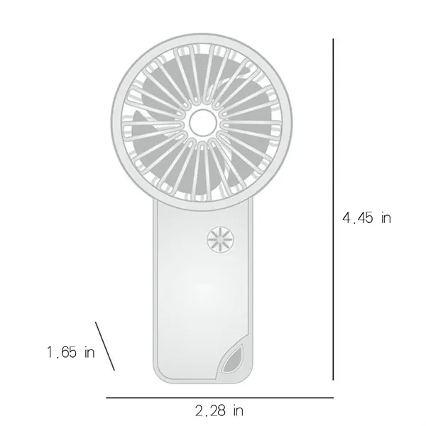 Mini Carabiner Fan Portable Pocket 3 Speed Charging USB Fan - Mini Carabiner Fan Portable Pocket 3 Speed Charging USB Fan - Image 1 of 5