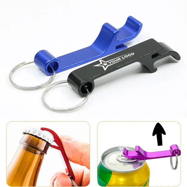 Portable Bottle Opener Keyring Beer LOGO Remover Keychain - Portable Bottle Opener Keyring Beer LOGO Remover Keychain - Image 0 of 3