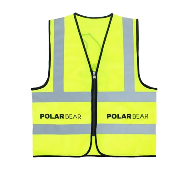 Safety Reflective Vest - Zipper Closure - Safety Reflective Vest - Zipper Closure - Image 0 of 0