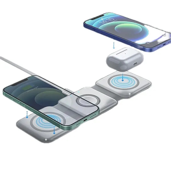3 In 1 Foldable Wireless Charger - 3 In 1 Foldable Wireless Charger - Image 0 of 5