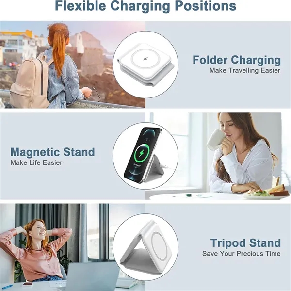 3 In 1 Foldable Wireless Charger - 3 In 1 Foldable Wireless Charger - Image 4 of 5