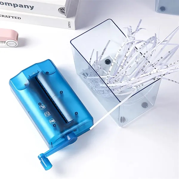 Mini Manual Shredder Paper Office Portable - Mini Manual Shredder Paper Office Portable - Image 1 of 3