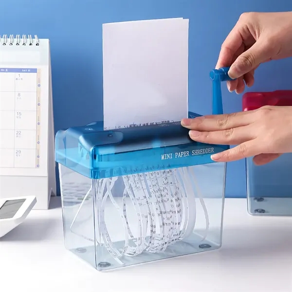 Mini Manual Shredder Paper Office Portable - Mini Manual Shredder Paper Office Portable - Image 3 of 3