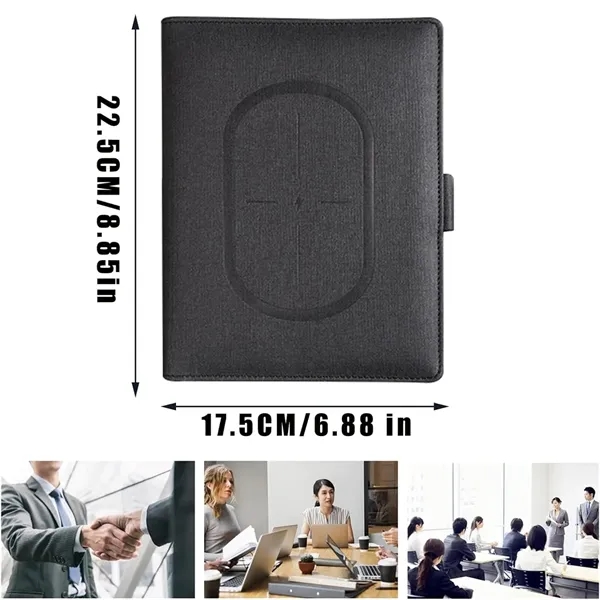 Wireless Charging Organizer With Notebook - Wireless Charging Organizer With Notebook - Image 1 of 5