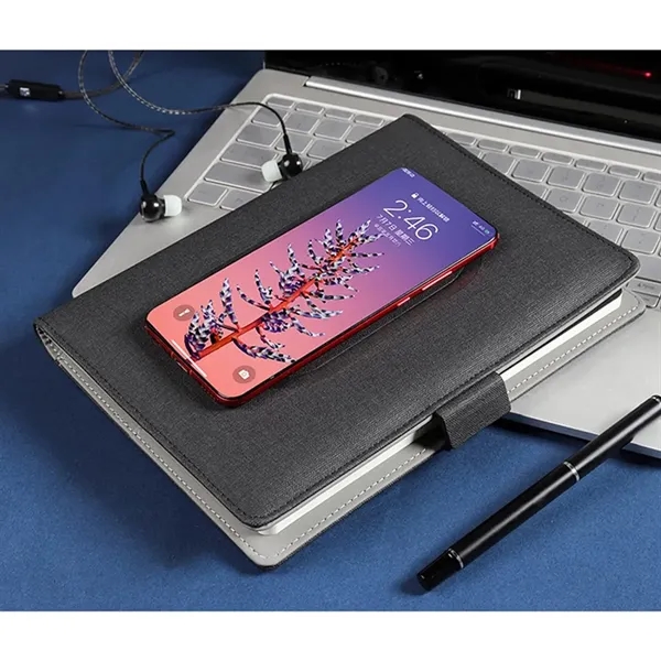 Wireless Charging Organizer With Notebook - Wireless Charging Organizer With Notebook - Image 5 of 5