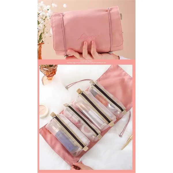 Envelope 4-in-1 Roll Cosmetic Travel Pack Clutch - Envelope 4-in-1 Roll Cosmetic Travel Pack Clutch - Image 1 of 4