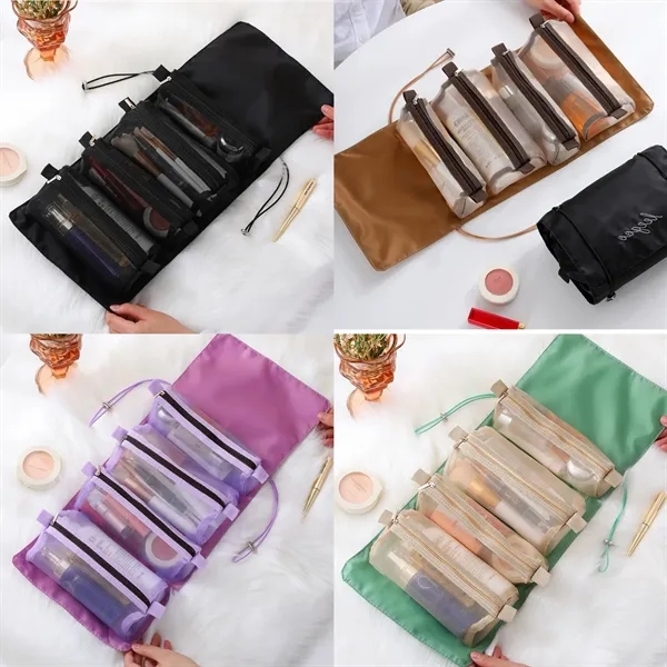 Envelope 4-in-1 Roll Cosmetic Travel Pack Clutch - Envelope 4-in-1 Roll Cosmetic Travel Pack Clutch - Image 3 of 4