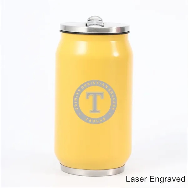 15 oz Stainless Steel Insulated Can Tumbler with Lid Straw - 15 oz Stainless Steel Insulated Can Tumbler with Lid Straw - Image 7 of 8