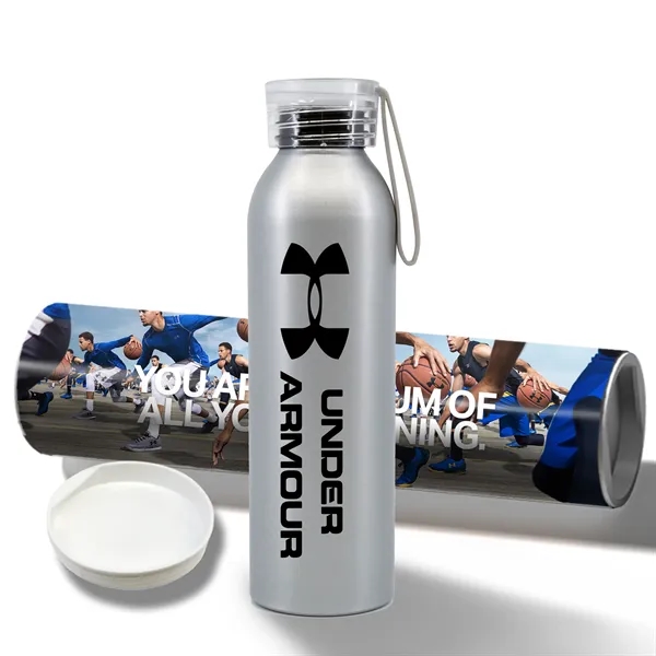 20 oz Aluminum Bottle with Shipping Tube - 20 oz Aluminum Bottle with Shipping Tube - Image 6 of 15