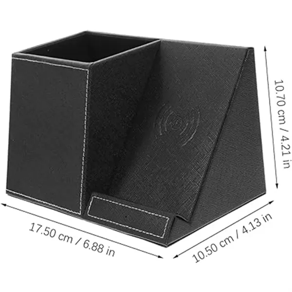 Pen Holder With Wireless Charging - Pen Holder With Wireless Charging - Image 1 of 4
