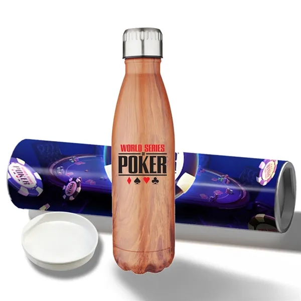 17 oz Stainless Steel Cola Bottle with Shipping Tube - 17 oz Stainless Steel Cola Bottle with Shipping Tube - Image 15 of 15