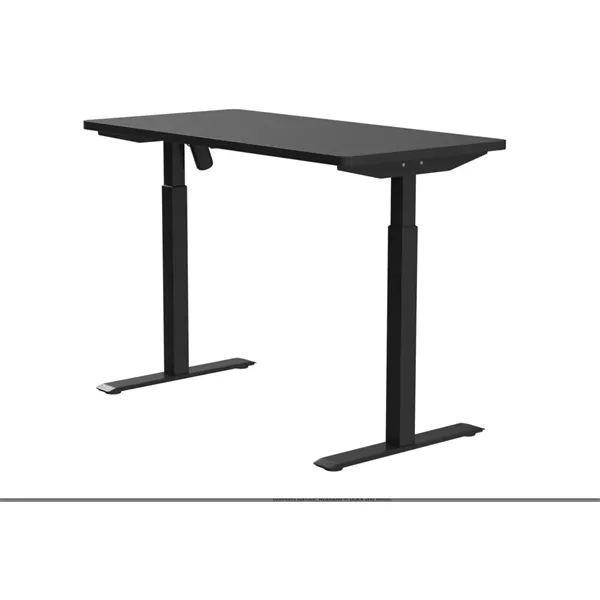 Height Adjustable Standing Desk - Black - Height Adjustable Standing Desk - Black - Image 6 of 10