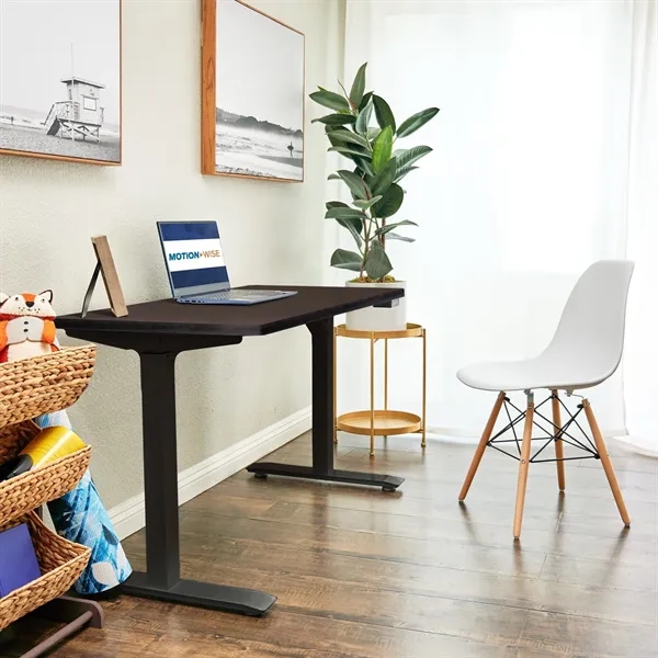 Height Adjustable Standing Desk - Black - Height Adjustable Standing Desk - Black - Image 8 of 10