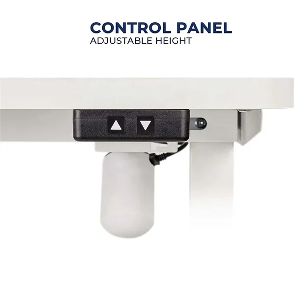 Height Adjustable Standing Desk - White - Height Adjustable Standing Desk - White - Image 2 of 7