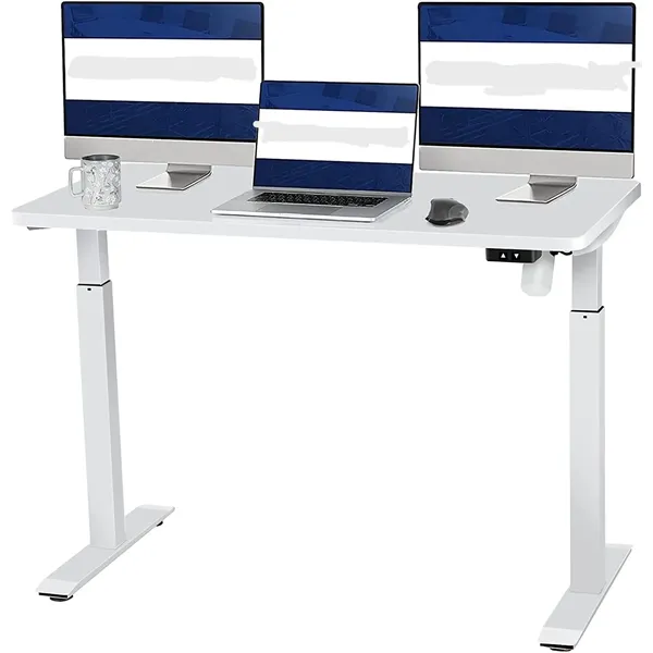 Height Adjustable Standing Desk - White - Height Adjustable Standing Desk - White - Image 0 of 7