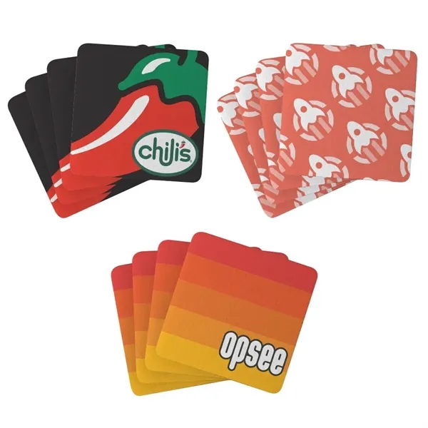 KINGS Set of 4 Dye-Sublimated Felt Coasters - KINGS Set of 4 Dye-Sublimated Felt Coasters - Image 0 of 0