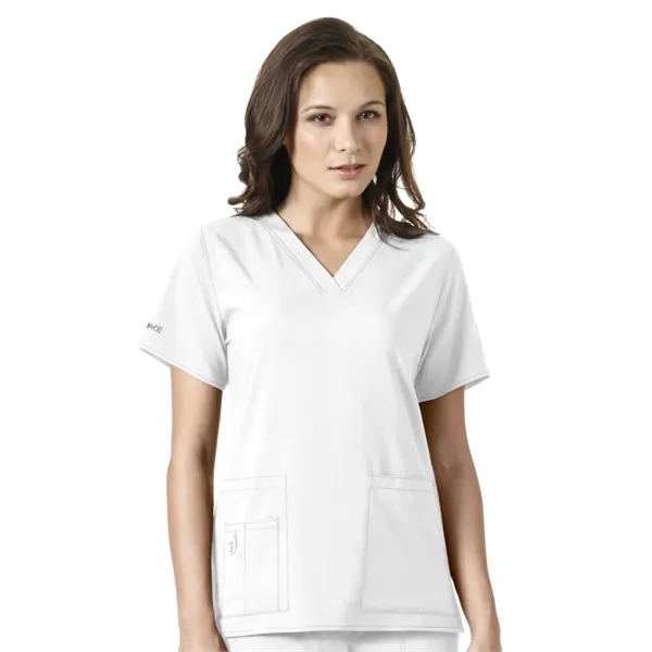 Carhartt Cross-Flex Women's V-Neck Media Top - Carhartt Cross-Flex Women's V-Neck Media Top - Image 12 of 16