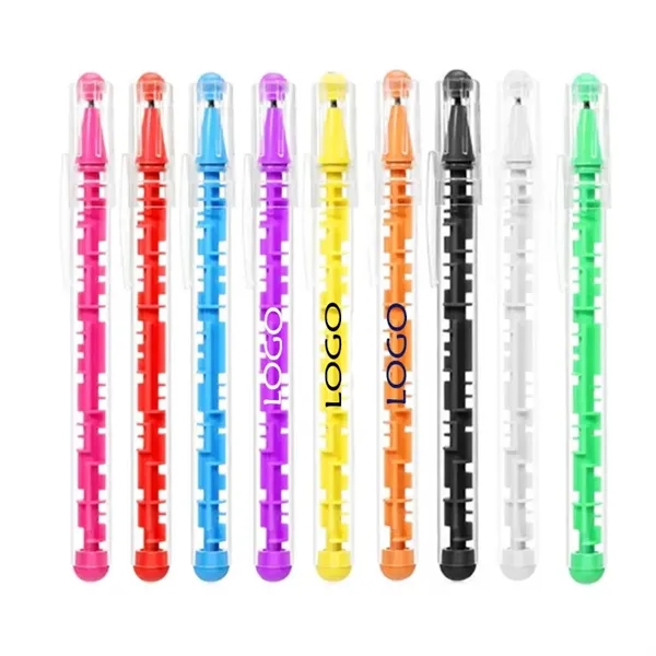 Plastic Maze Puzzle Ballpoint Pen With Built in Ball Novelty - Plastic Maze Puzzle Ballpoint Pen With Built in Ball Novelty - Image 0 of 2