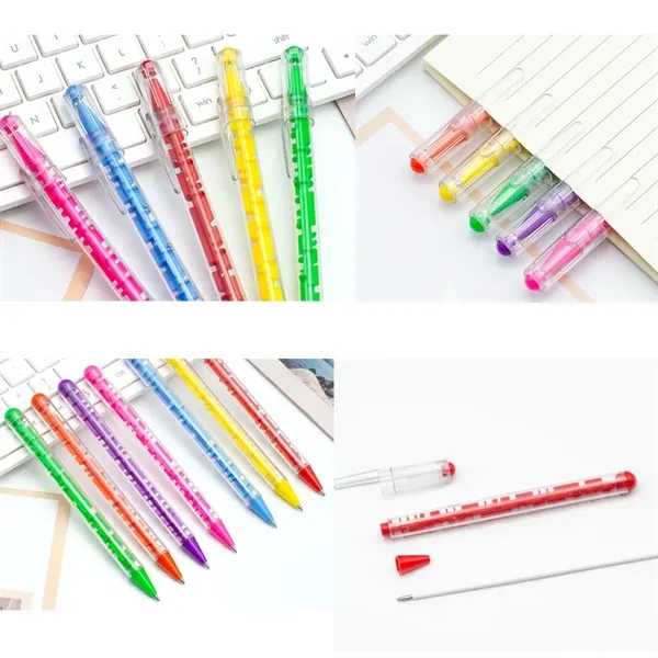 Plastic Maze Puzzle Ballpoint Pen With Built in Ball Novelty - Plastic Maze Puzzle Ballpoint Pen With Built in Ball Novelty - Image 2 of 2