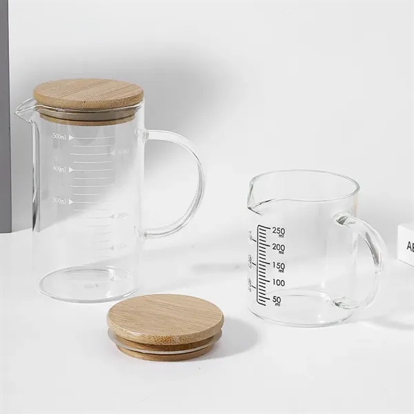 12/17 oz Glass Scale Beaker Measuring Cup with Handle - 12/17 oz Glass Scale Beaker Measuring Cup with Handle - Image 6 of 10