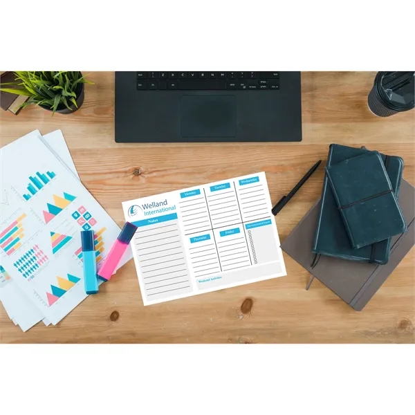 Post-it® Custom Printed Super Sticky Notepad - 6" x 8" - Post-it® Custom Printed Super Sticky Notepad - 6" x 8" - Image 2 of 3