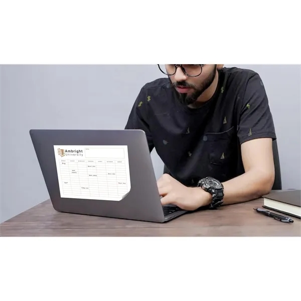 Post-it® Custom Printed Super Sticky Notepad - 6" x 8" - Post-it® Custom Printed Super Sticky Notepad - 6" x 8" - Image 2 of 2