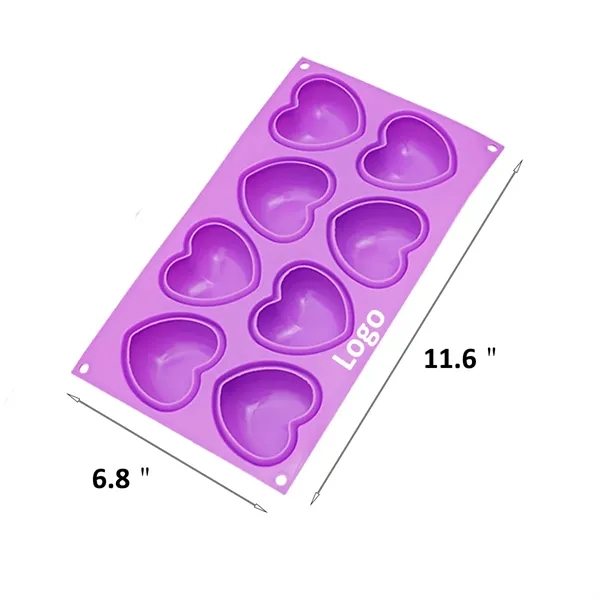 Custom Silicone Heart-shaped Chocolate Mold - Custom Silicone Heart-shaped Chocolate Mold - Image 1 of 1