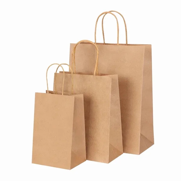 Kraft Paper Tote Bags - Kraft Paper Tote Bags - Image 2 of 4