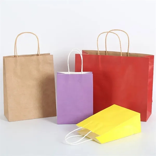 Kraft Paper Tote Bags - Kraft Paper Tote Bags - Image 3 of 4