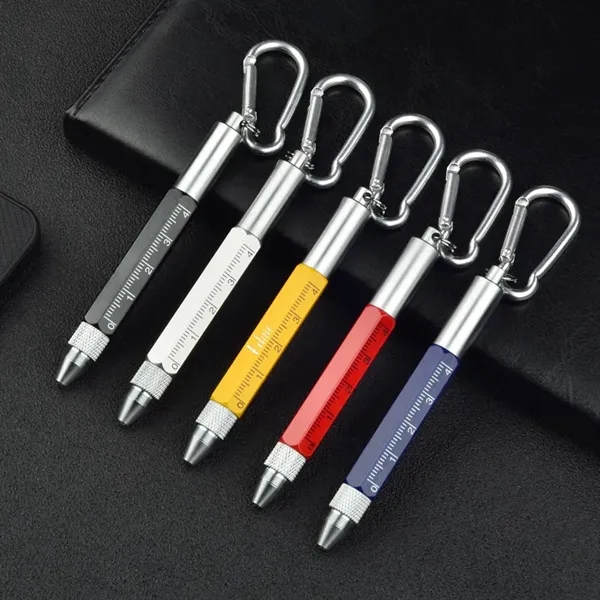 Multifunctional Aluminum Ballpoint Pen with Screwdriver - Multifunctional Aluminum Ballpoint Pen with Screwdriver - Image 0 of 1