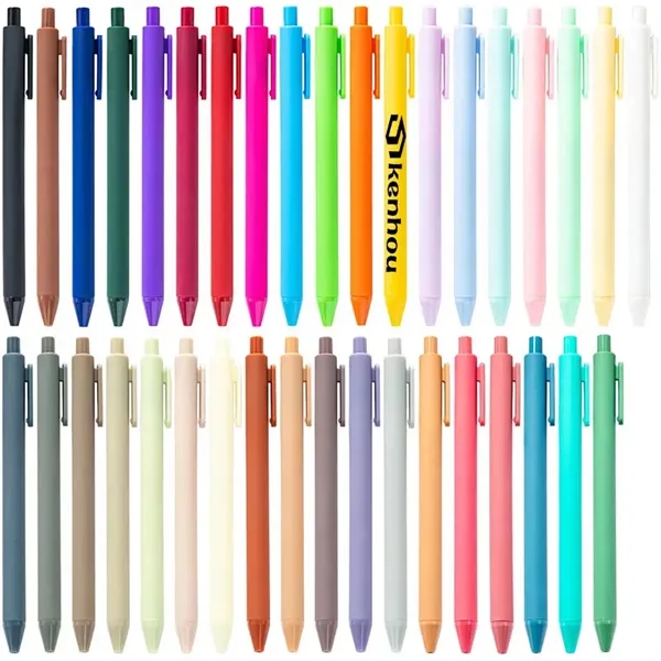 Retractable Ink Rolling Ball Writing Plastic Pen - Retractable Ink Rolling Ball Writing Plastic Pen - Image 0 of 1