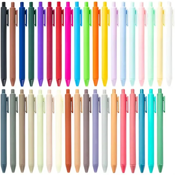 Retractable Ink Rolling Ball Writing Plastic Pen - Retractable Ink Rolling Ball Writing Plastic Pen - Image 1 of 1