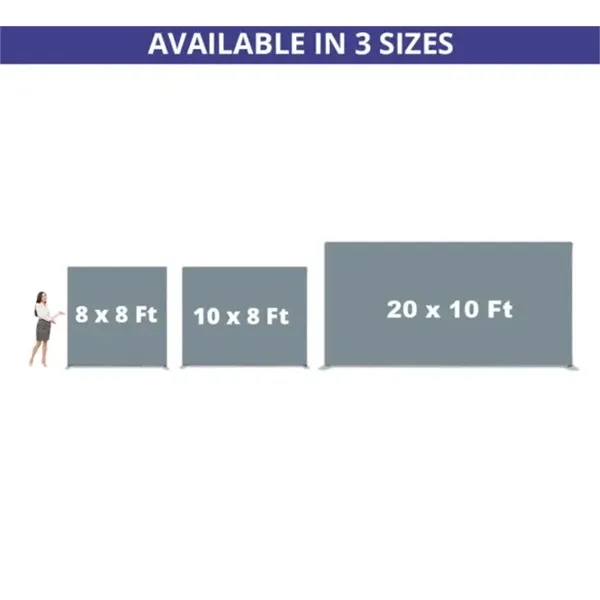 8Ft x 8Ft Pillow Case Single Sided Backdrop - Straight - 8Ft x 8Ft Pillow Case Single Sided Backdrop - Straight - Image 3 of 4