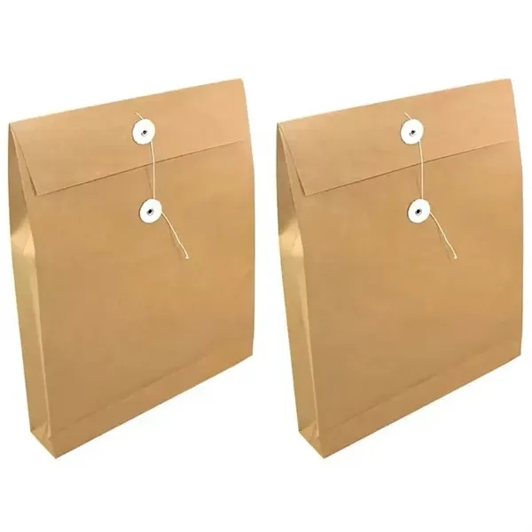 Custom Logo Kraft Paper File Bag Document Holder - Custom Logo Kraft Paper File Bag Document Holder - Image 4 of 9