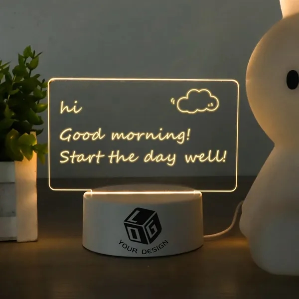 Acrylic Dry Erase Board Lamp Gift - Acrylic Dry Erase Board Lamp Gift - Image 4 of 4