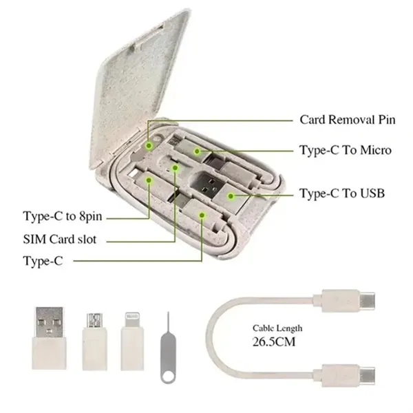 Eco-Friendly Charging Cable Kit - Eco-Friendly Charging Cable Kit - Image 4 of 5
