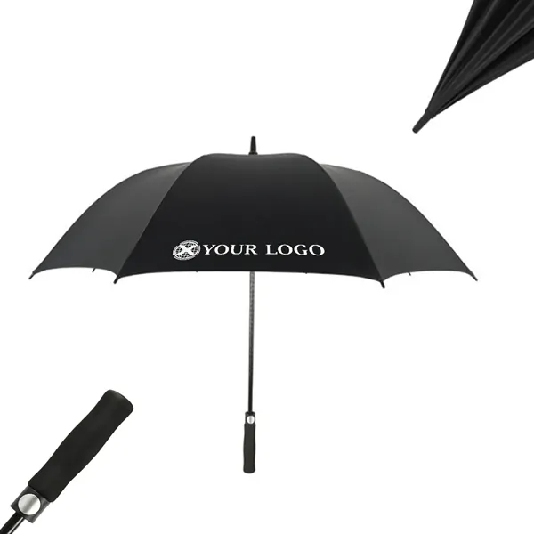 50 MOQ Straight Handle Oversize Windproof Golf Umbrella - 50 MOQ Straight Handle Oversize Windproof Golf Umbrella - Image 0 of 2