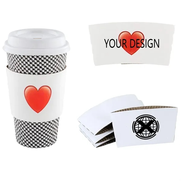 Disposable Coffee Cold Drink Paper Cup Sleeve - Disposable Coffee Cold Drink Paper Cup Sleeve - Image 0 of 3