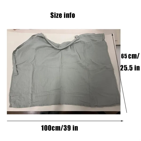 Muslin Nursing Cover for Breastfeeding - Muslin Nursing Cover for Breastfeeding - Image 2 of 5