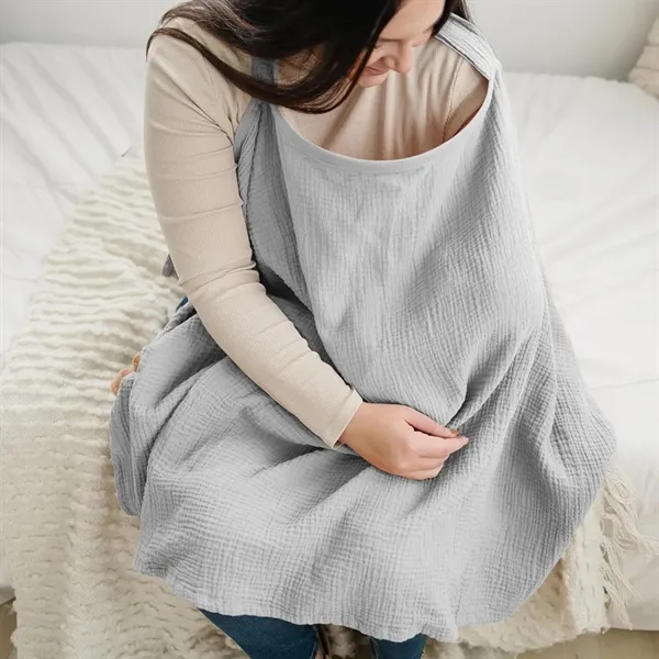 Muslin Nursing Cover for Breastfeeding - Muslin Nursing Cover for Breastfeeding - Image 5 of 5