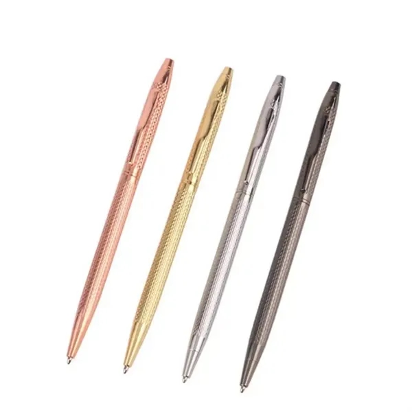 Metallic Retractable Ballpoint Pens - Metallic Retractable Ballpoint Pens - Image 1 of 5