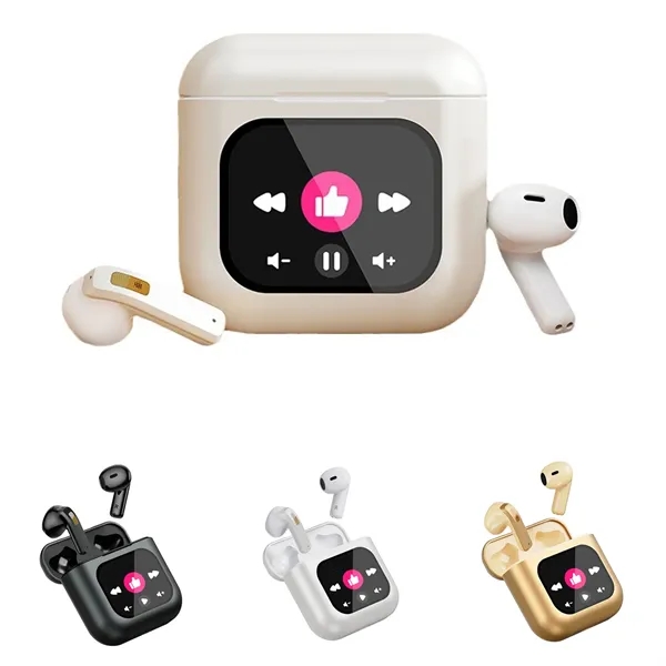 Wireless Earbuds With Lcd Smart Touch Screen - Wireless Earbuds With Lcd Smart Touch Screen - Image 0 of 4