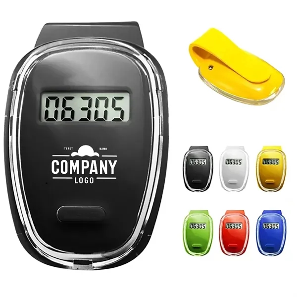 Lcd Display Counter Walking Pedometer With Clip - Lcd Display Counter Walking Pedometer With Clip - Image 0 of 4