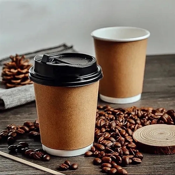 Disposable Environmental Protection Paper Cup with Lid - Disposable Environmental Protection Paper Cup with Lid - Image 3 of 4
