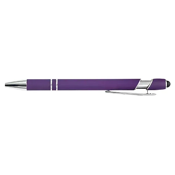 Soft-Touch Aluminum Pen w/ Stylus - Soft-Touch Aluminum Pen w/ Stylus - Image 6 of 10