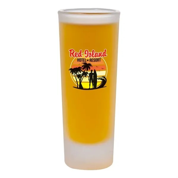 Custom Frosted Tall Shooter Glasses - 2 Oz. - Custom Frosted Tall Shooter Glasses - 2 Oz. - Image 0 of 1