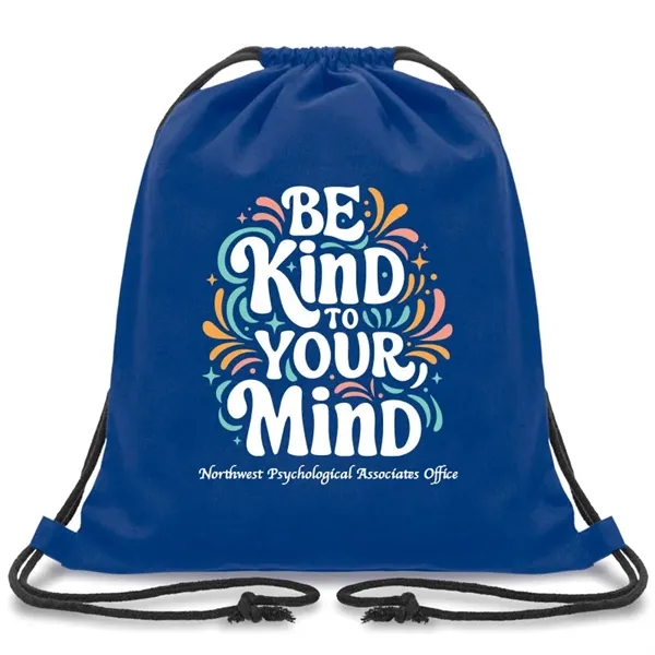 Custom Cotton Drawstring Bags - Custom Cotton Drawstring Bags - Image 1 of 6