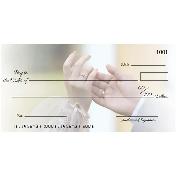 Custom Wedding Hand Big Checks - Custom Wedding Hand Big Checks - Image 0 of 0