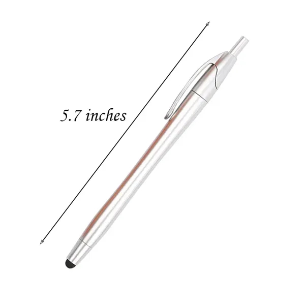 Capacitive 2 in 1 Ballpoint Pen with Stylus Tip Black Ink - Capacitive 2 in 1 Ballpoint Pen with Stylus Tip Black Ink - Image 1 of 3